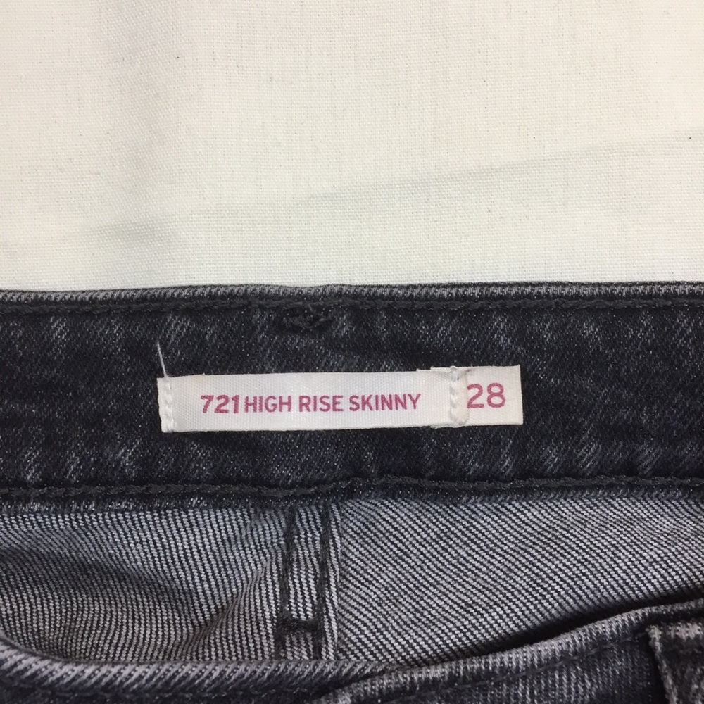 Levi’s Women’s 721 High Rise Skinny Jeans sz:28 - Picture 7 of 7